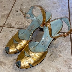 Vintage Gold shoes